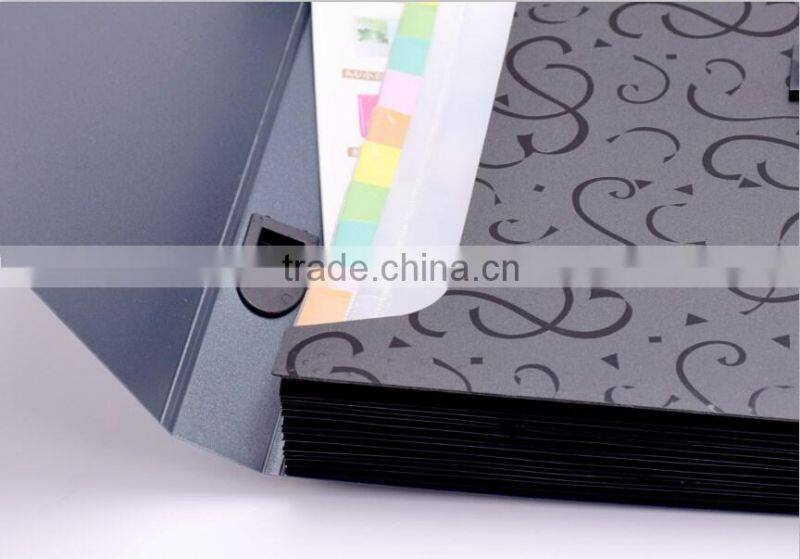 A4/FC Plastic product expanding wallet, pp file folder with 13pockets,high quality office statonery