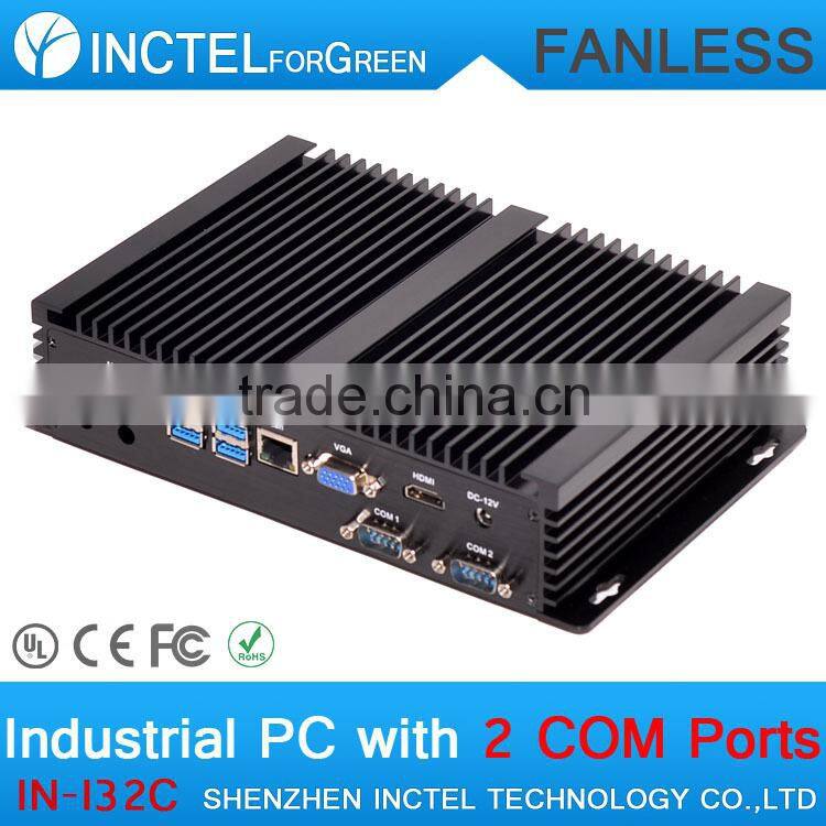 Embedded Fanless ordenador PC con procesador Intel i5 2 * COM 4 * USB3.0
