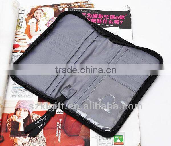 2013 Shenzhen Hot Selling Travel Passport Holder with Zipper