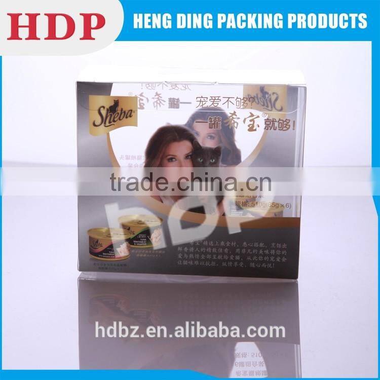 factory offer PVC PP PET folding transparent plastic box