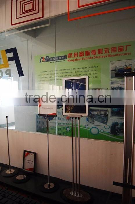 Quality-assured shopping mall use square pipe sign board stand