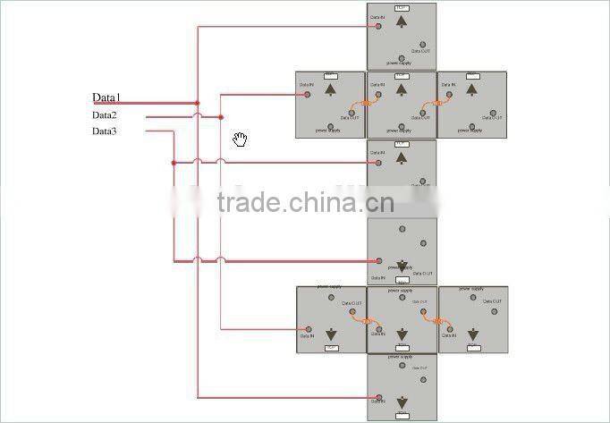 Trade Assurance service Programmable remote control HD animated P16 800x800 3D led pharmacy / led pharmacy cross sign