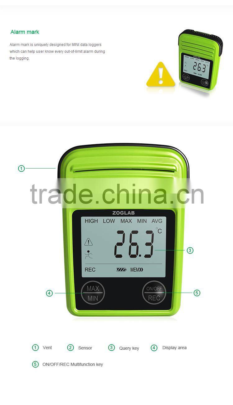 MINI Portable Temperature Humidity Meter Digital Thermo Hygrometer Data Logger