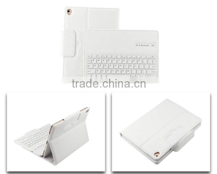 China Supplier waterproof universal keyboard leather case for ipad pro