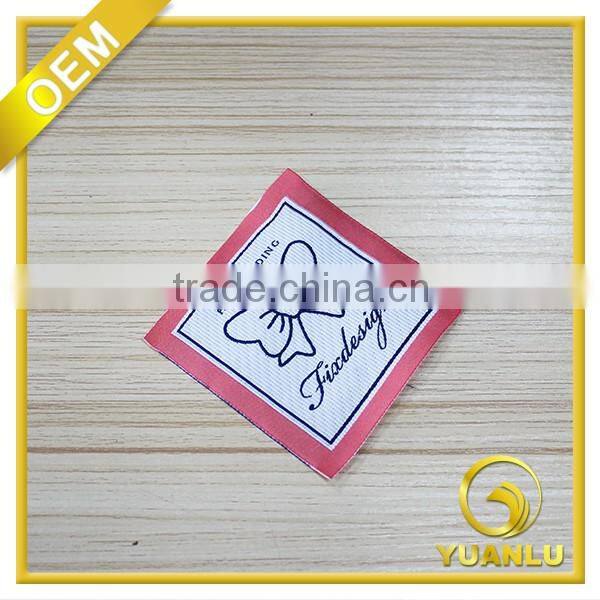 cheap cloth tag fashion woven label wholesale