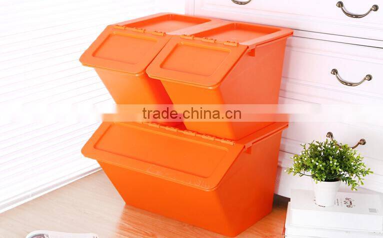 Plastic compartment plastic folding box