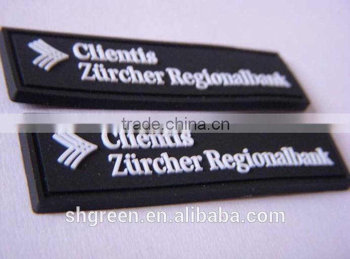 Sport shoes PVC rubber tag