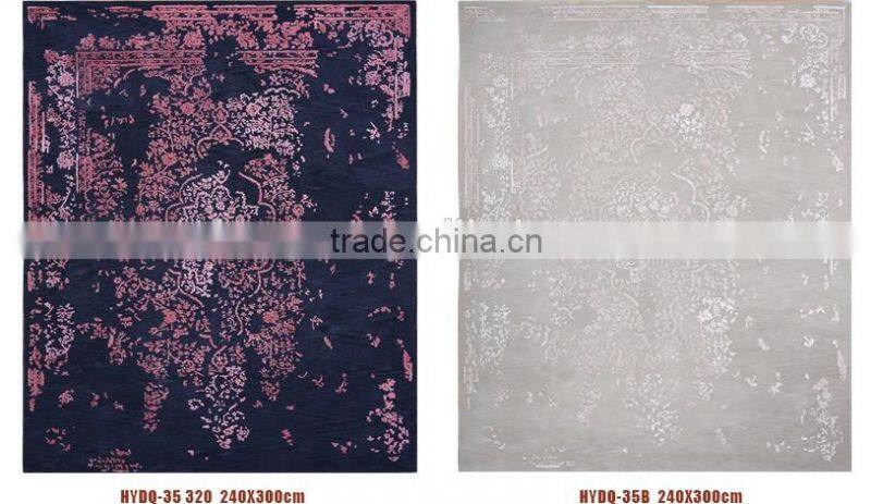 tufted handmade art silk carpet and rugs