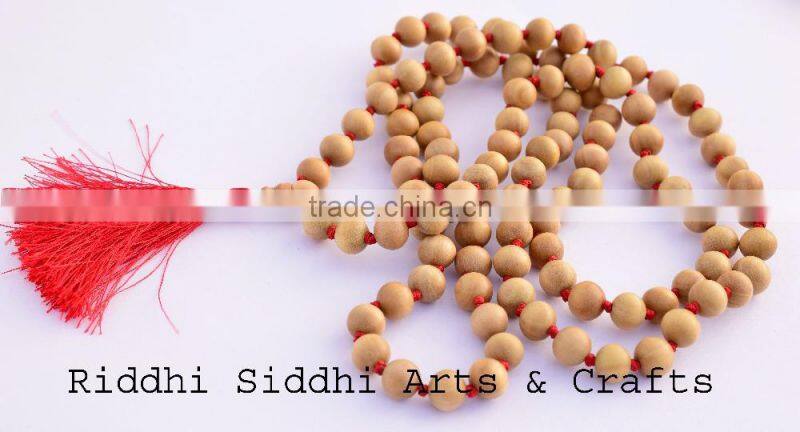natural buddhist prayer bead loose/loose beads/sandalwood japa mala