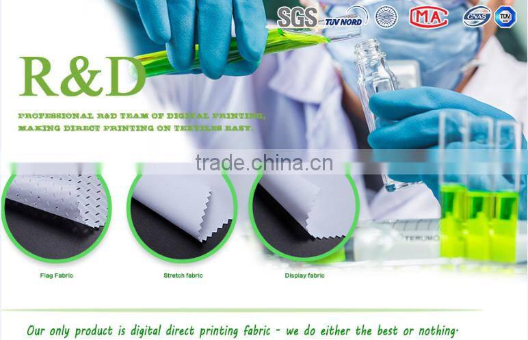 popular injection printer polyester fabric for outdoor flag