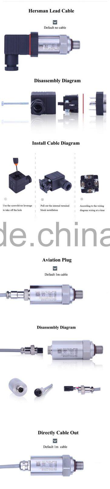 TP-C-12 air pressure transmitter with high resolution can be customized