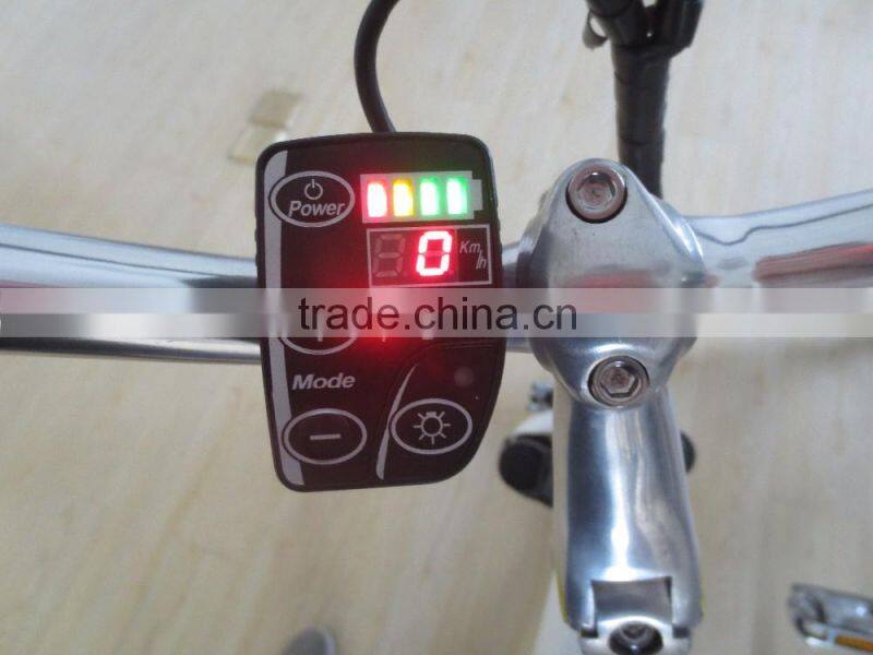 New black electric bike LED display