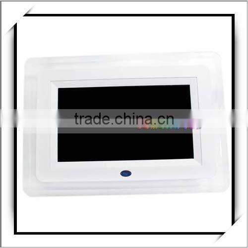 Wide Screen Acrylic HD 7 Inch Digital Photo Frame with Lighting Edge
