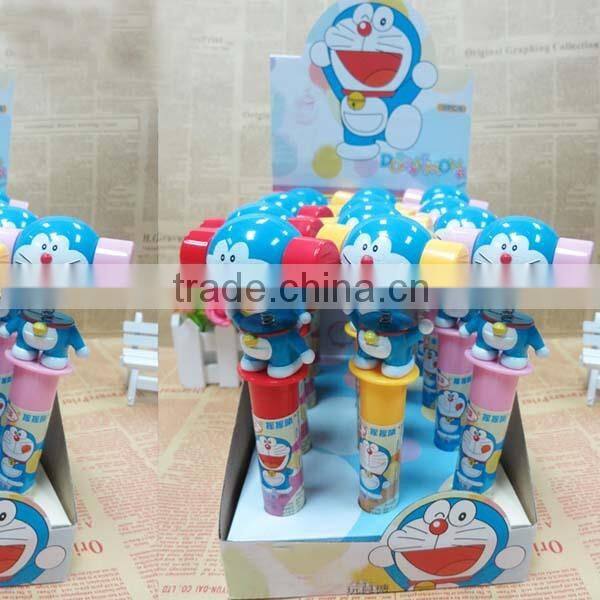 Mint flavours sweet hard candy press with plastic toy