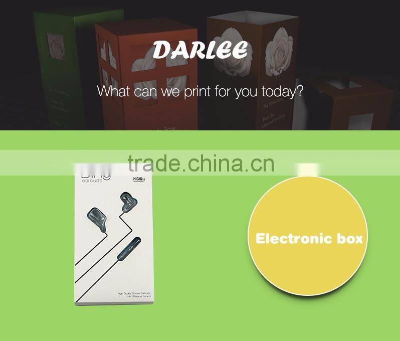 very thin paper earphone packaging box