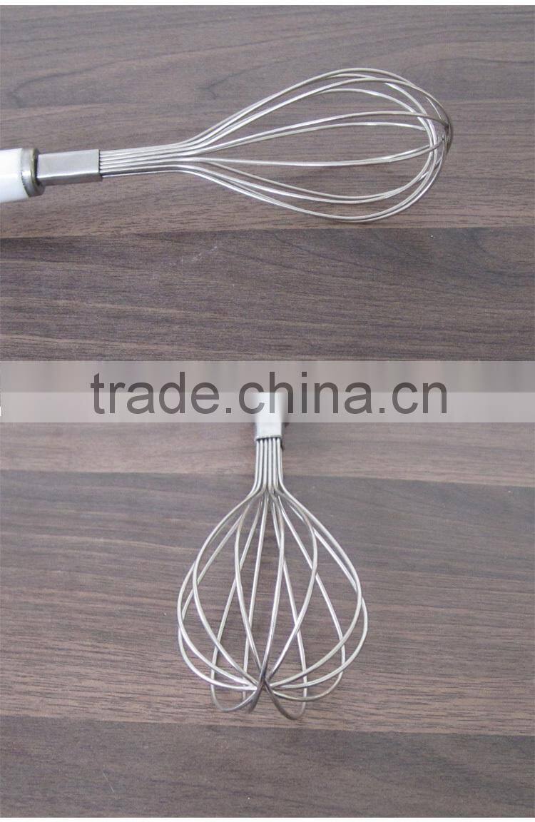 Egg Whisk DIY Hand Tools with Rose Handle Traycake Decorating Tool New Arrival Stainless Steel Egg Beaters