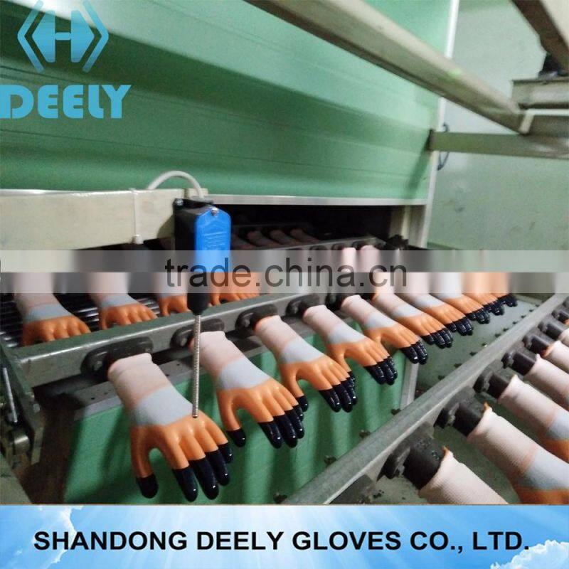 latex garden gloves double gum dipping latex glove