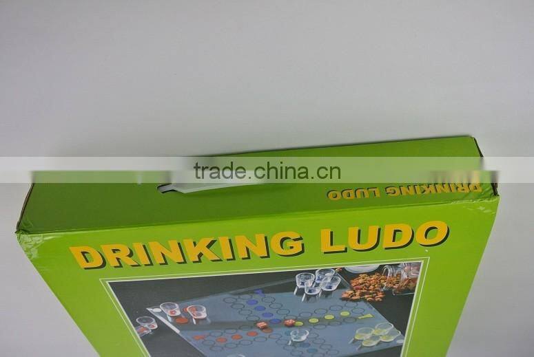 Hot Selling Drinking Ludo Board Chess Game Set