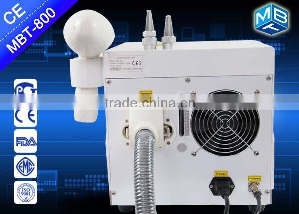 Professional q switch nd yag laser for tatoo removal factory price with Medical CE nd yag laser price