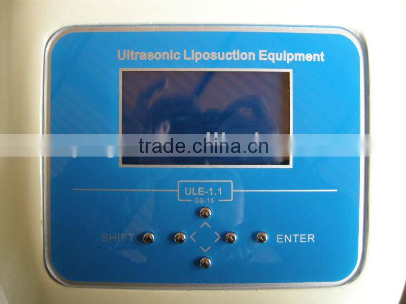 GS-15 Strong ultrasonic cavitation liposuction equipment /40kHZ head&FR head