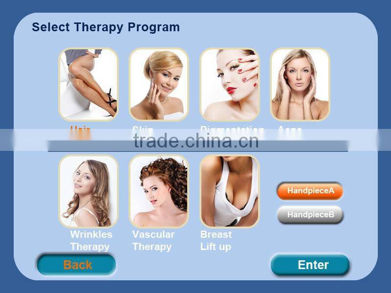 Economical and professional elight hair removal machine