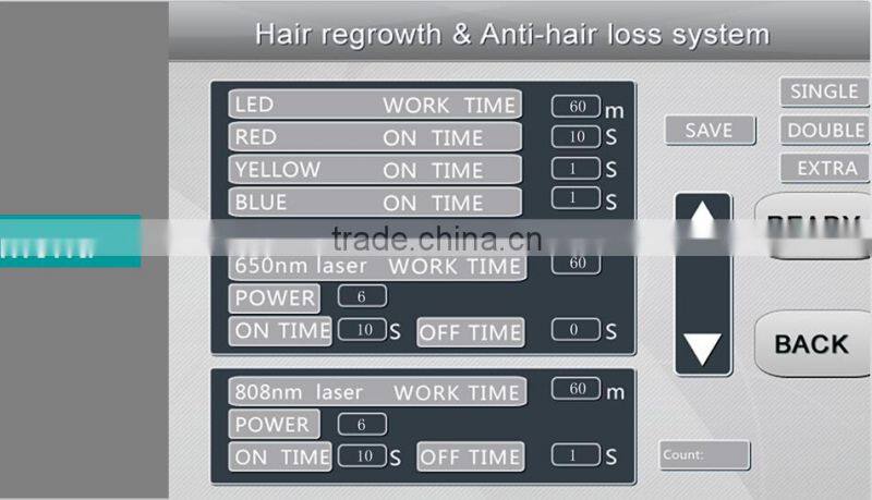 100% Guarrante Low Level Diode Laser Hair Regrowth Machine/Hair Growth Electric Scalp Stimulator