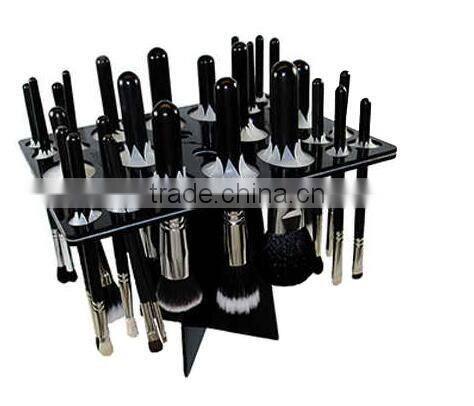 Lady Chinese Cosmetic High Quality Personalized Beautiful Acrylic Folding Collapsible Makeup Brush Holder