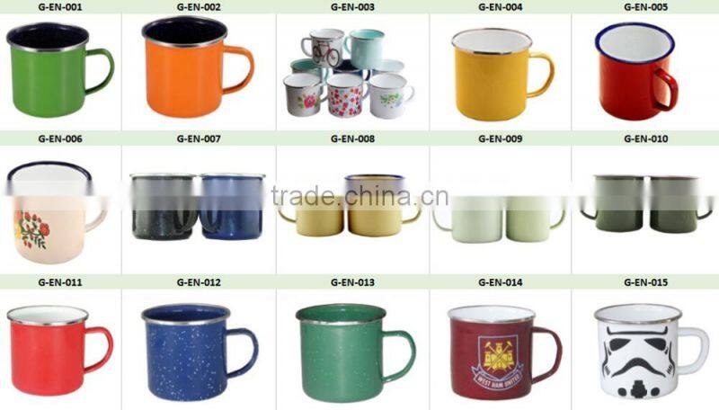 GRS Manufacturer Wholesale Travel Enamel Camping Mug