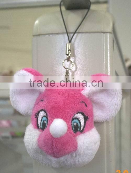 Rabbit plush Key chain& plush mobile chain&promotional gifts