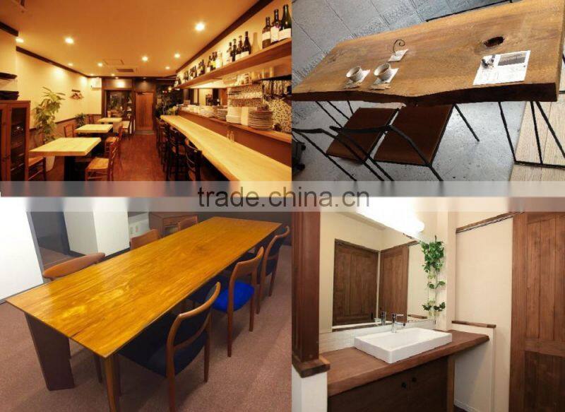 Original pure solid boards for table top for wooden furniture use , various types of furnitures also available