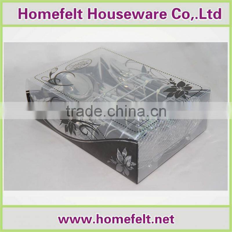 16 pcs / 24 pcs plastic handle cutlery set