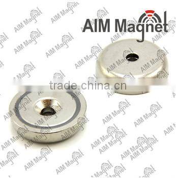 Neodymium Pot Magnet with Central Hole