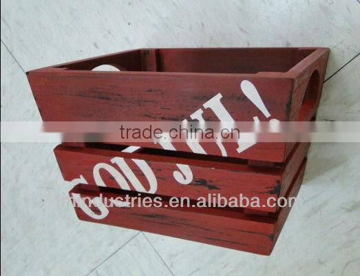 Vintaged Small Wooden Display Box