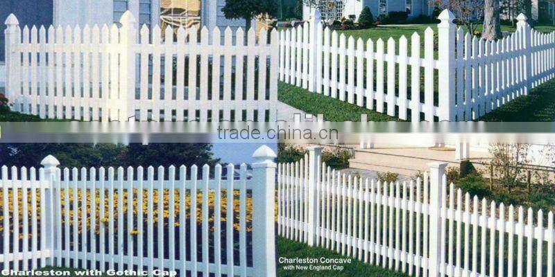 White or Tan vinyl fence