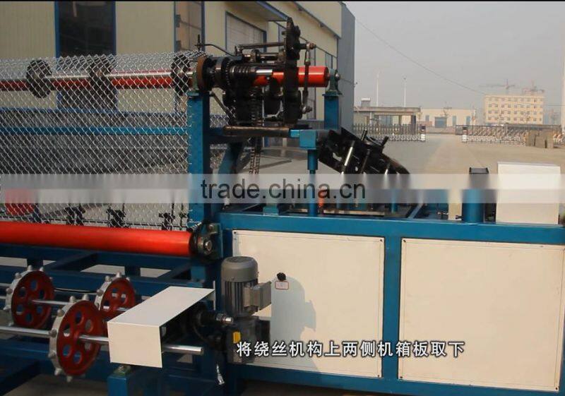 High speed chain link fence machine diamond mesh machine