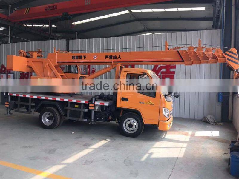 factory 6 ton used truck crane with boom crane