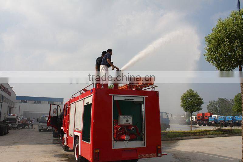 Dongfeng 5000L size of fire truck for sale
