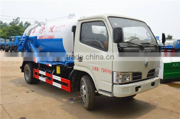 dongfeng 4 cubic meters sewage sucking truck for sale