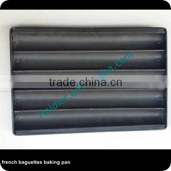 Perforated Non Stick french bread tray ,burgettes tray french bread baking tray