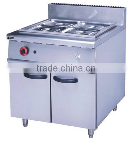 Hot Sale Freestanding Gas Bain Marie With Cabinet(ZQW-859)