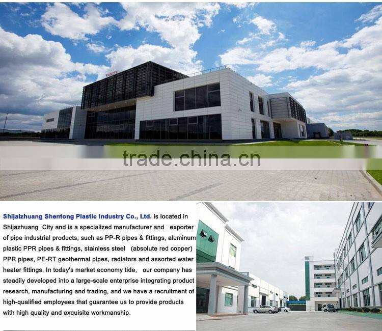 25mm white / green ppr pipes fittings for hot and cold water supply