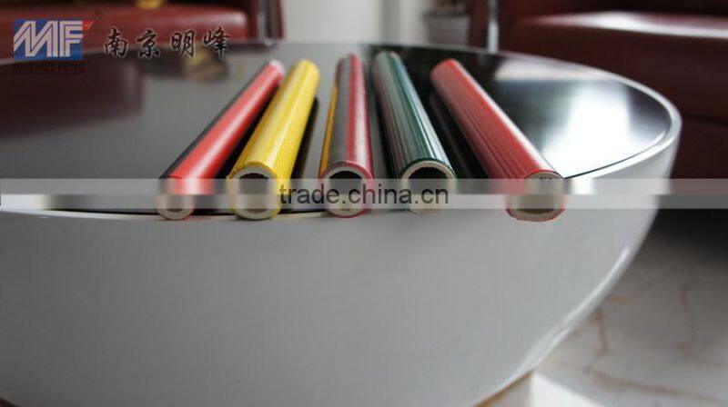 Low Price frp high strength FRP poles cover by non-slip pladtic