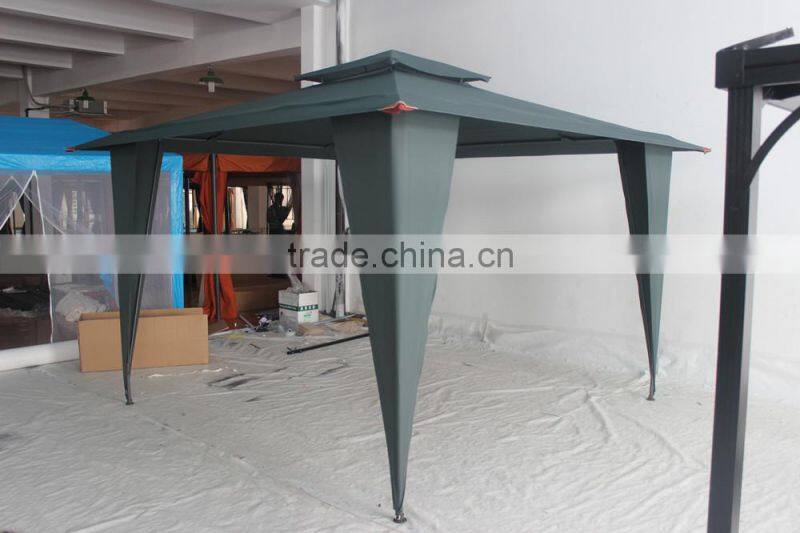 3.5x3.5m steel frame outdoor garden gazebos