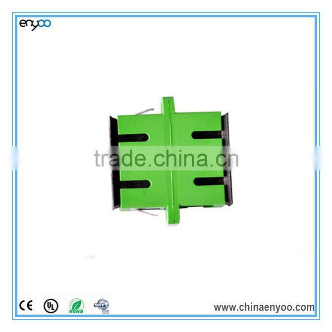 fiber couplers,SC/SC duplex ceramic sleeve,low profile,flange