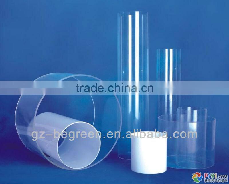 High impact transparent polycarbonate tubes, hollow acrylic tube