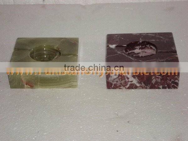 PAKISTAN FACTORY MADE ONYX CIGARETTE ASHTRAY HANDICRAFTS
