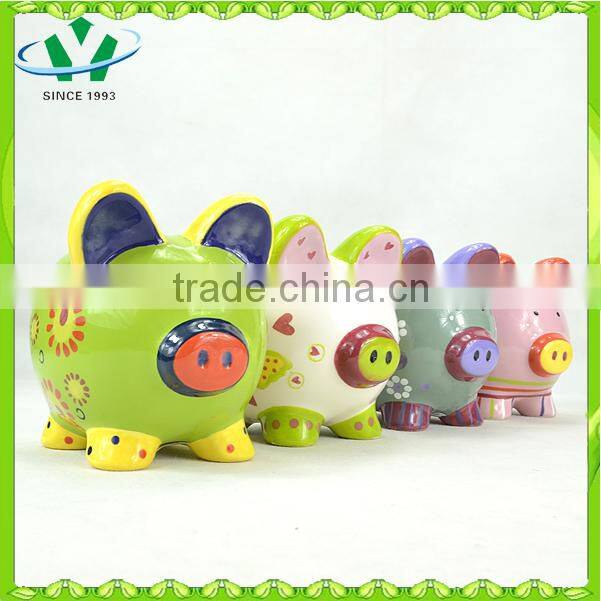 2015 wholesale ceramic piggy banks for kids