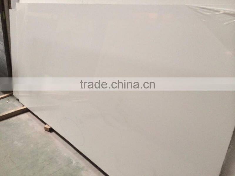 Popular pure artificial quartz series slabs for decoration