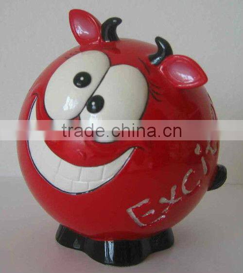 Cute laugh mini piggy bank