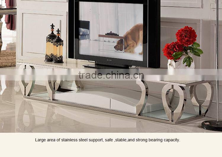 E376 Living Room Marble Wall Stone TV Stand